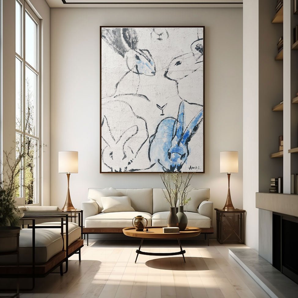 Contemporary Minimalist Art RAB458 - royalbrushart