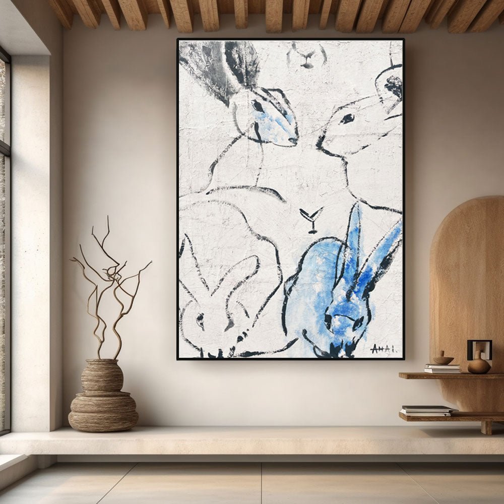 Contemporary Minimalist Art RAB458 - royalbrushart