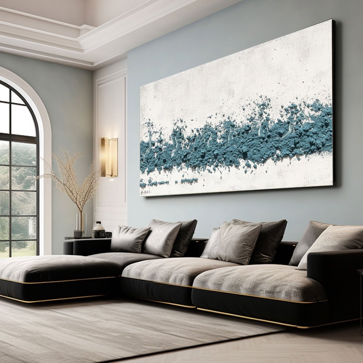 Plaster Art Texture Painting RAB457 - royalbrushart