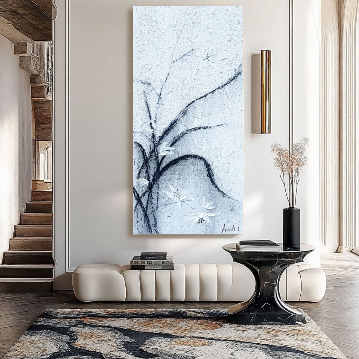 Contemporary Minimalist Art RAB453 - royalbrushart