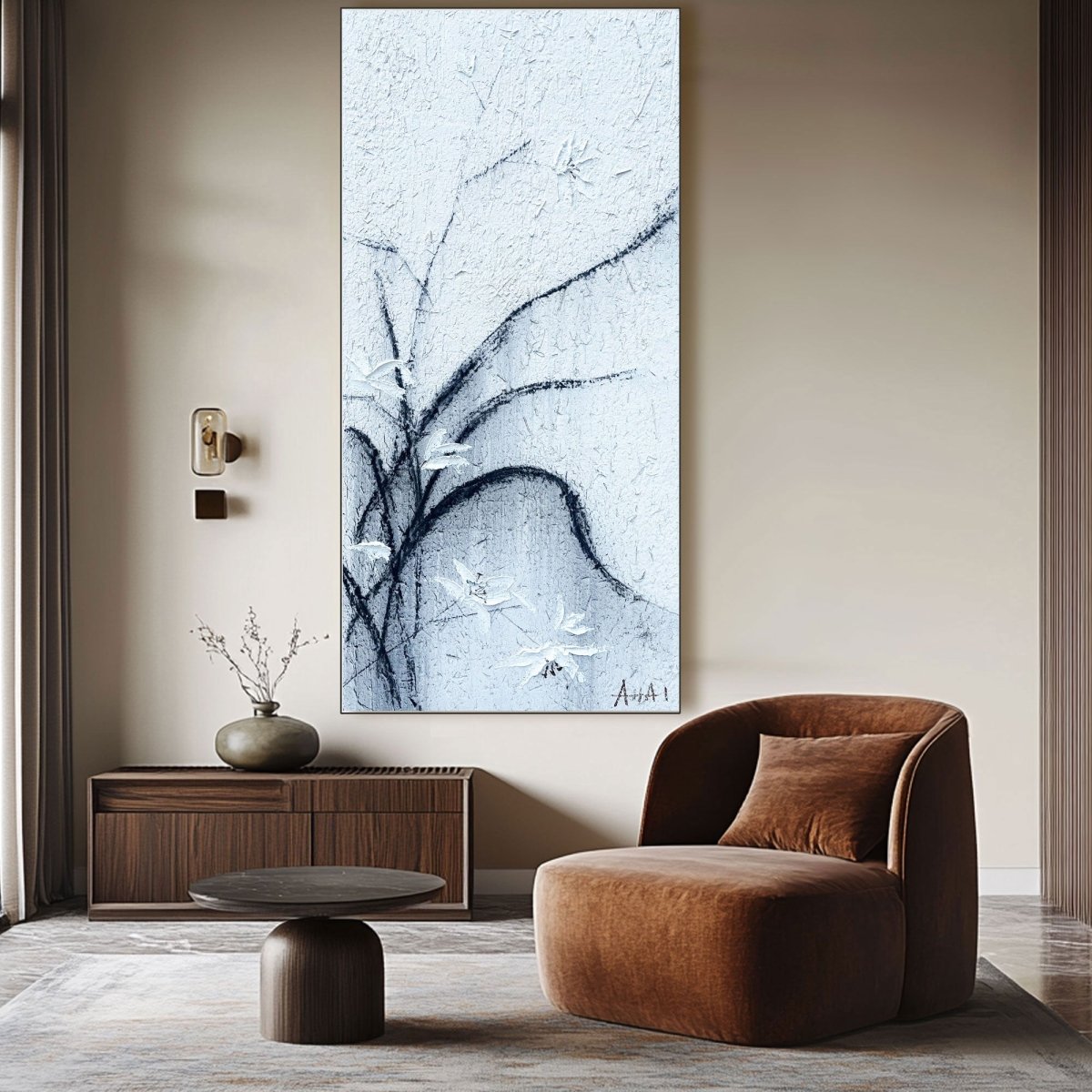 Contemporary Minimalist Art RAB453 - royalbrushart
