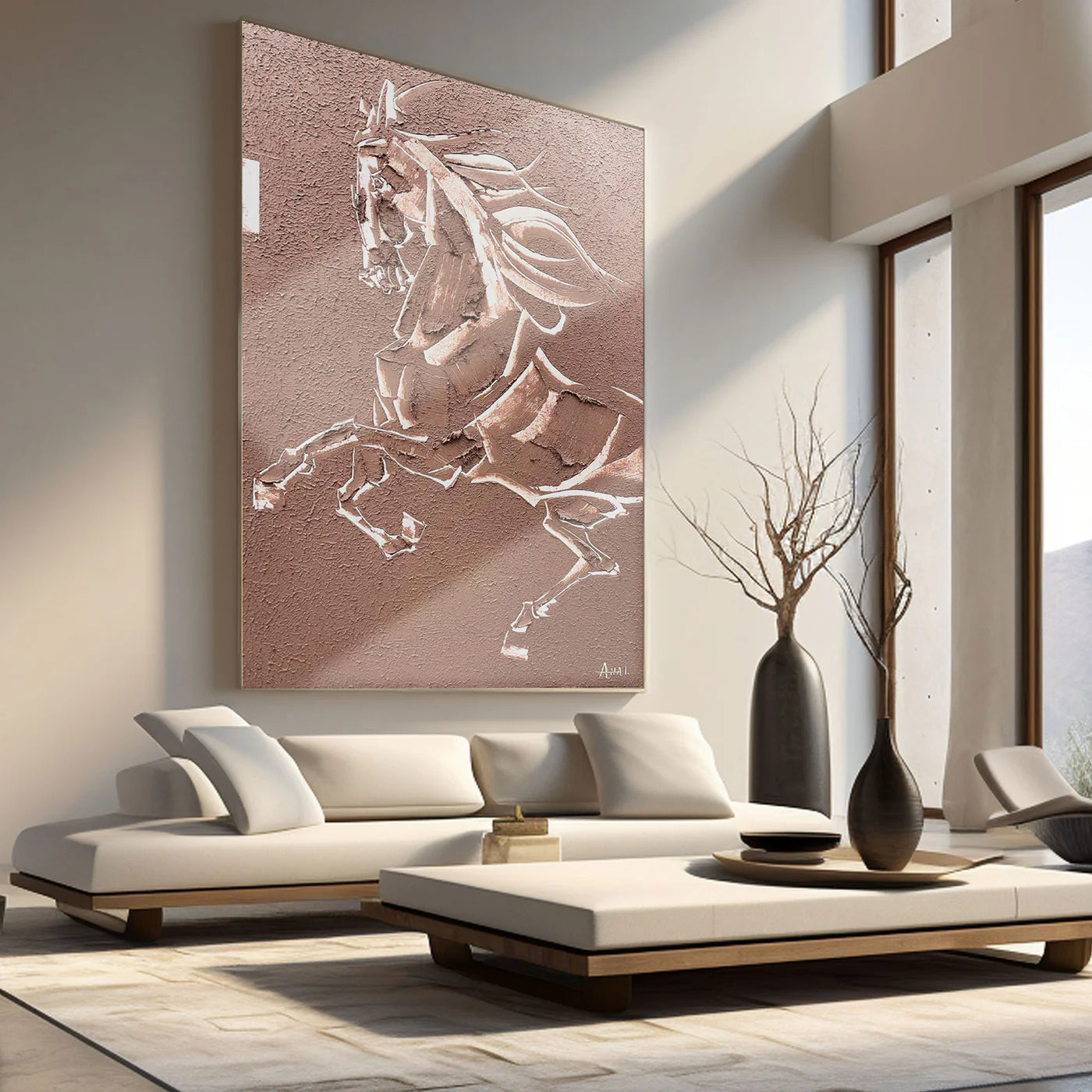 Contemporary Horse Art #LBV441