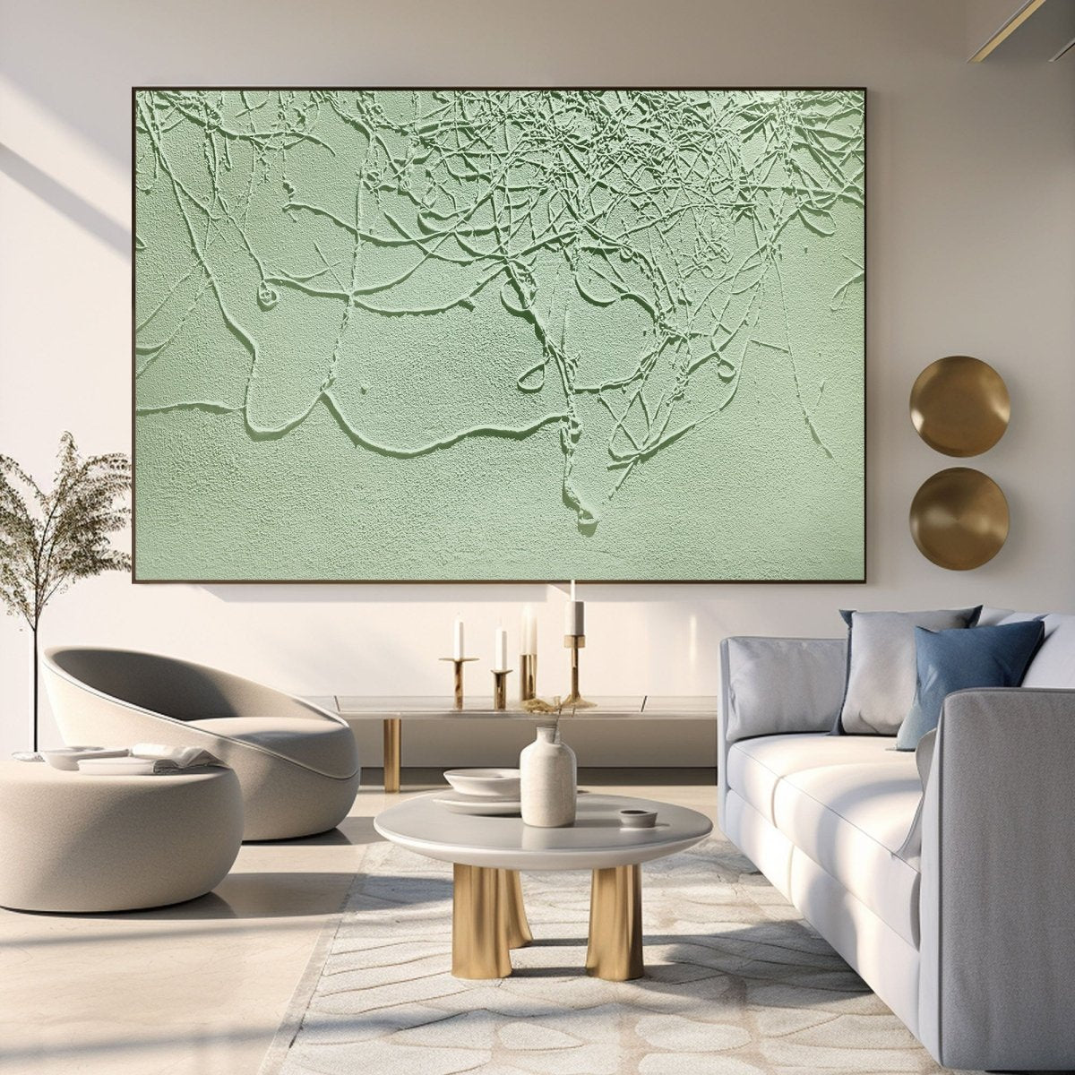 Plaster Art Texture Painting Hbv356 - royalbrushart
