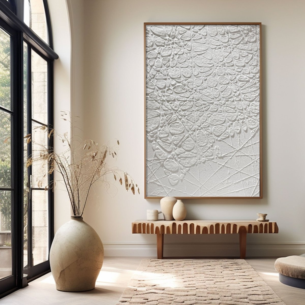 Plaster Art Texture Painting HBV323 - royalbrushart