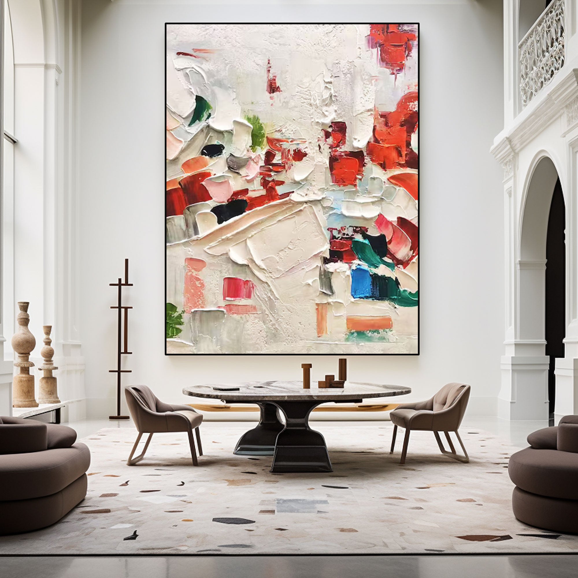 Plaster Art Texture Painting #RAB285