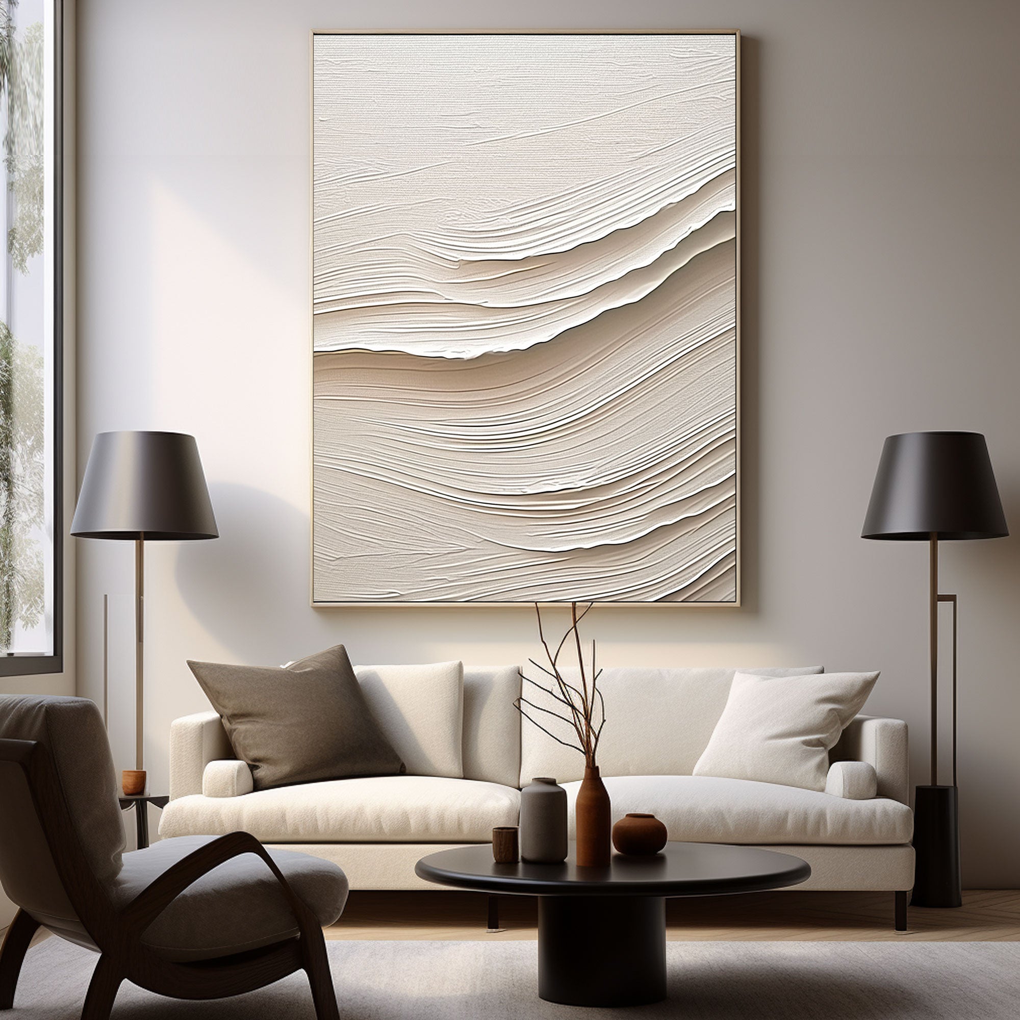 Plaster Art Texture Painting #RAB209