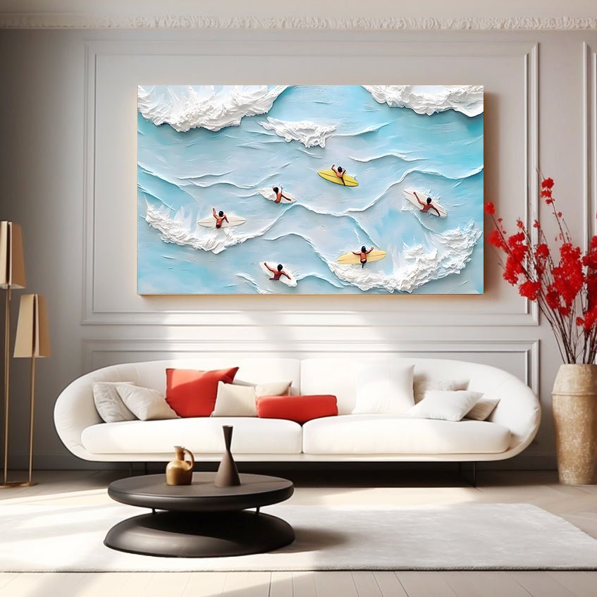 Textured Ocean Painting RAB594 - royalbrushart