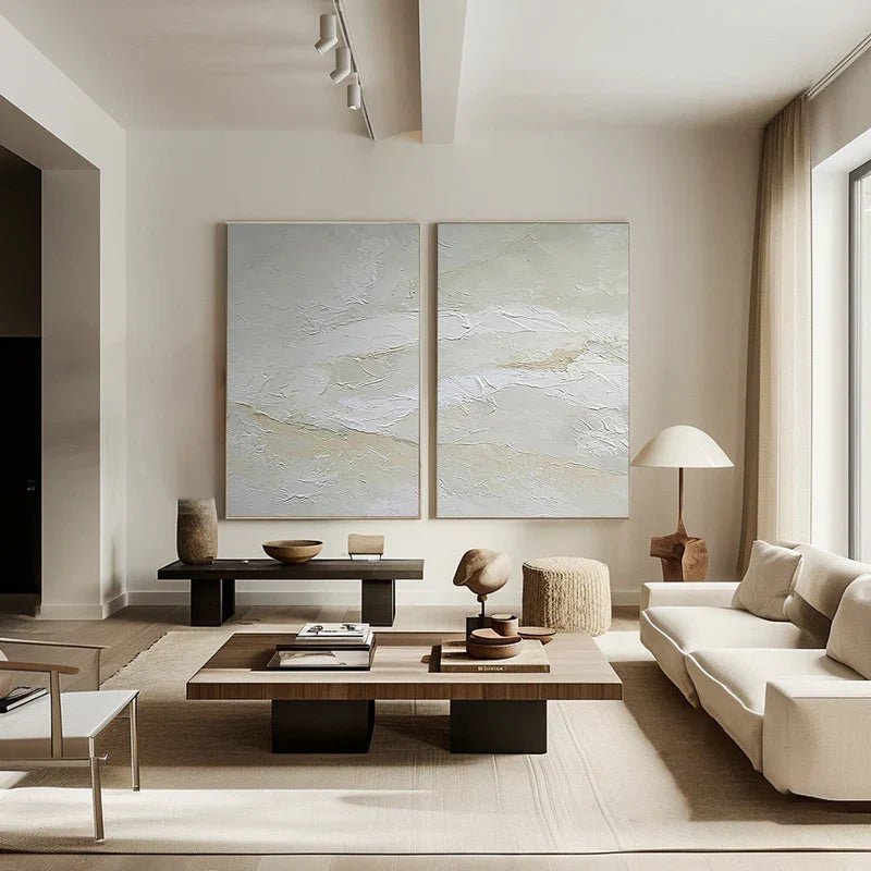 Contemporary Minimalist Art Set Of 2 RAB698 - royalbrushart