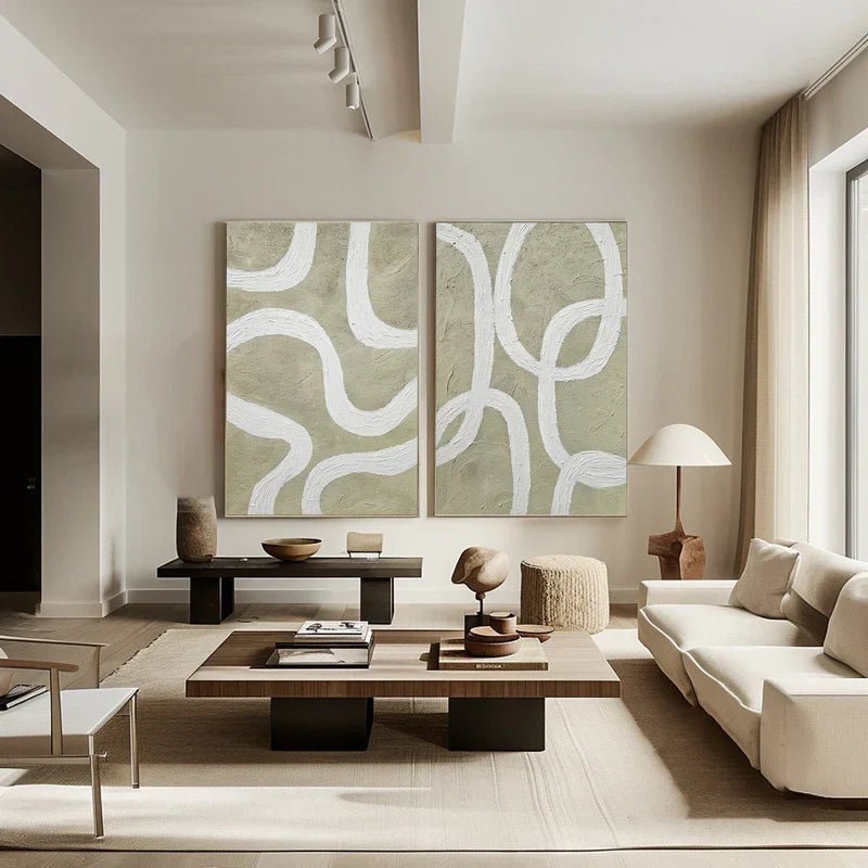 Contemporary Minimalist Art RAB699 - royalbrushart