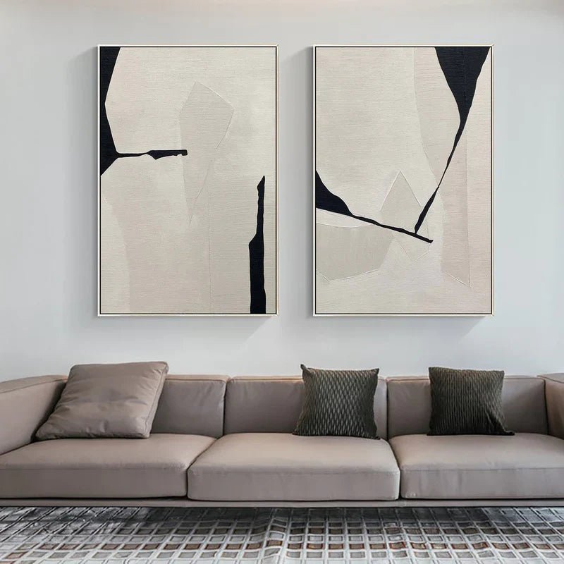 Abstract Painting Set Of 2 RAB711 - royalbrushart