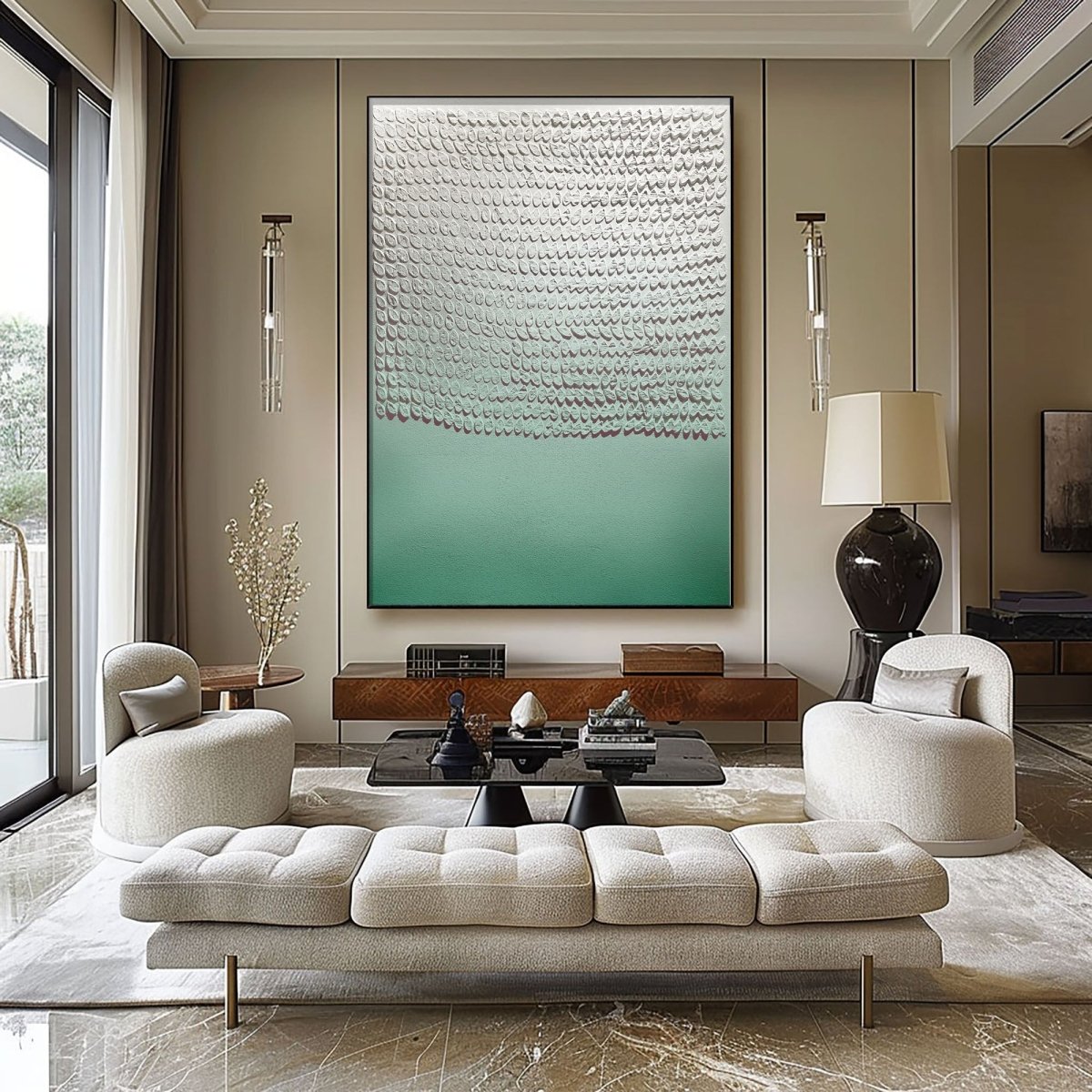 Plaster Art Texture Painting HBV221 - royalbrushart
