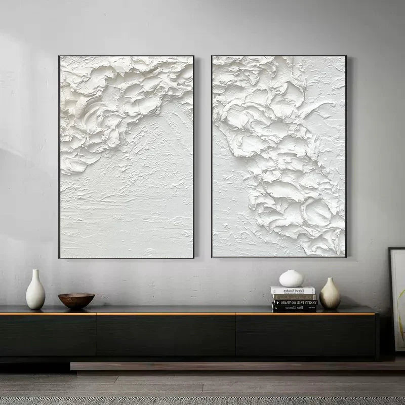 Plaster Art Texture Painting Set Of 2 RAB733 - royalbrushart
