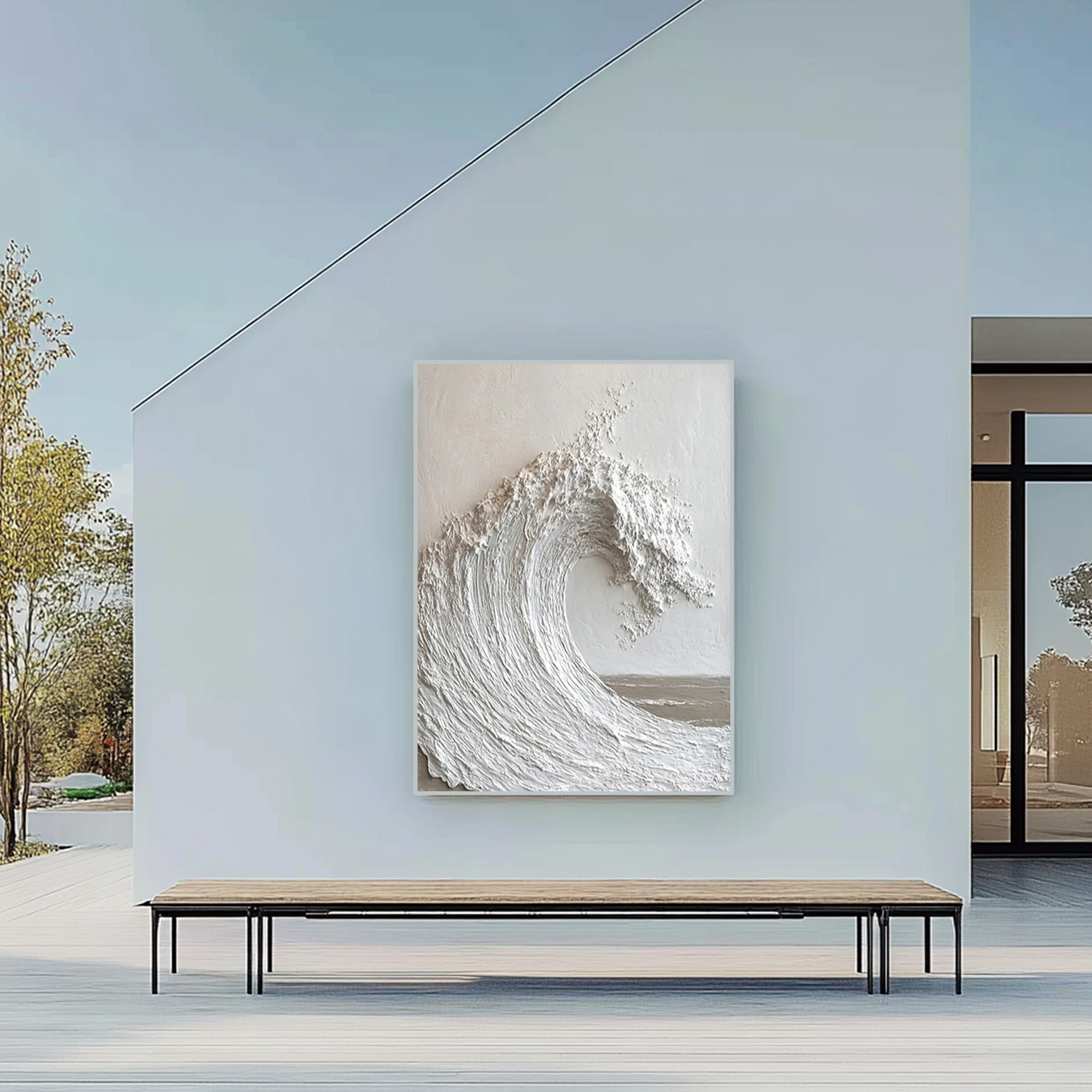 Plaster Art Texture Painting #RAB945