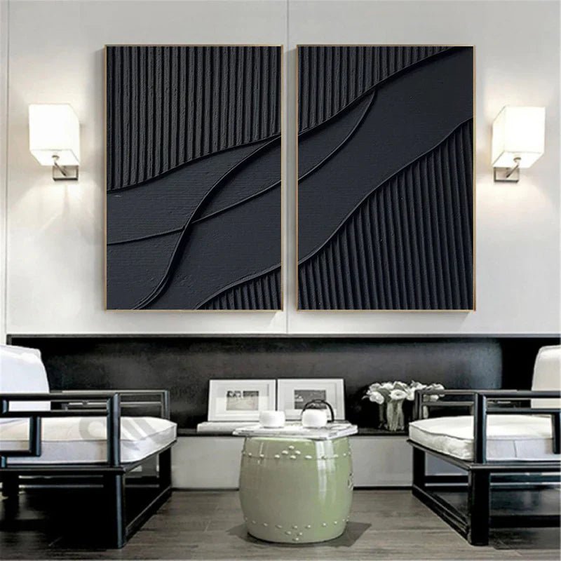 Abstract Painting Set Of 2 RAB654 - royalbrushart