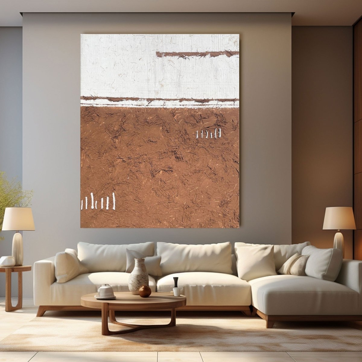 Contemporary Minimalist art RAB550 - royalbrushart