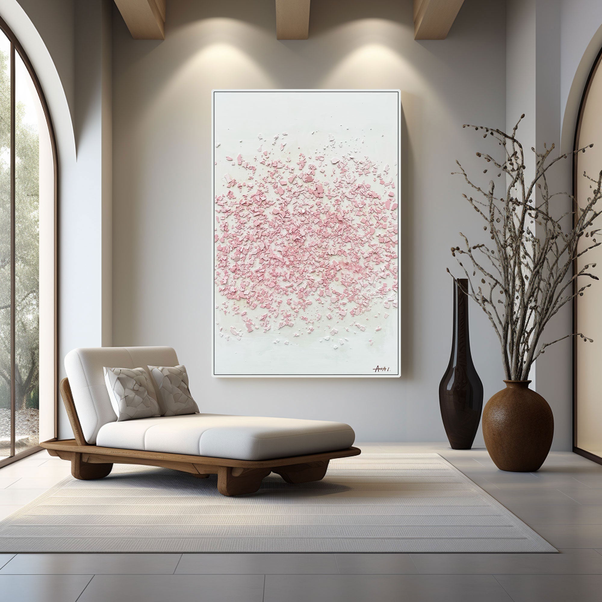 Plaster Art Texture Painting #LBV439