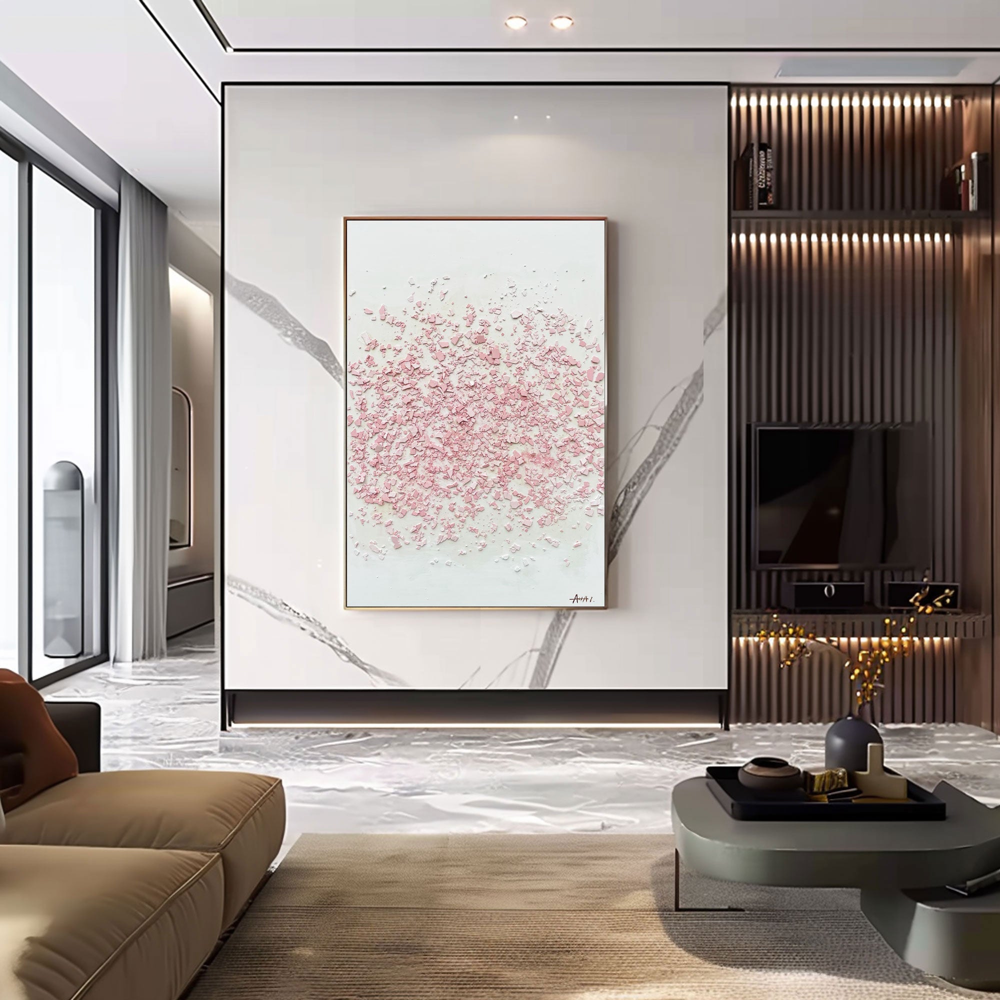 Plaster Art Texture Painting #LBV439