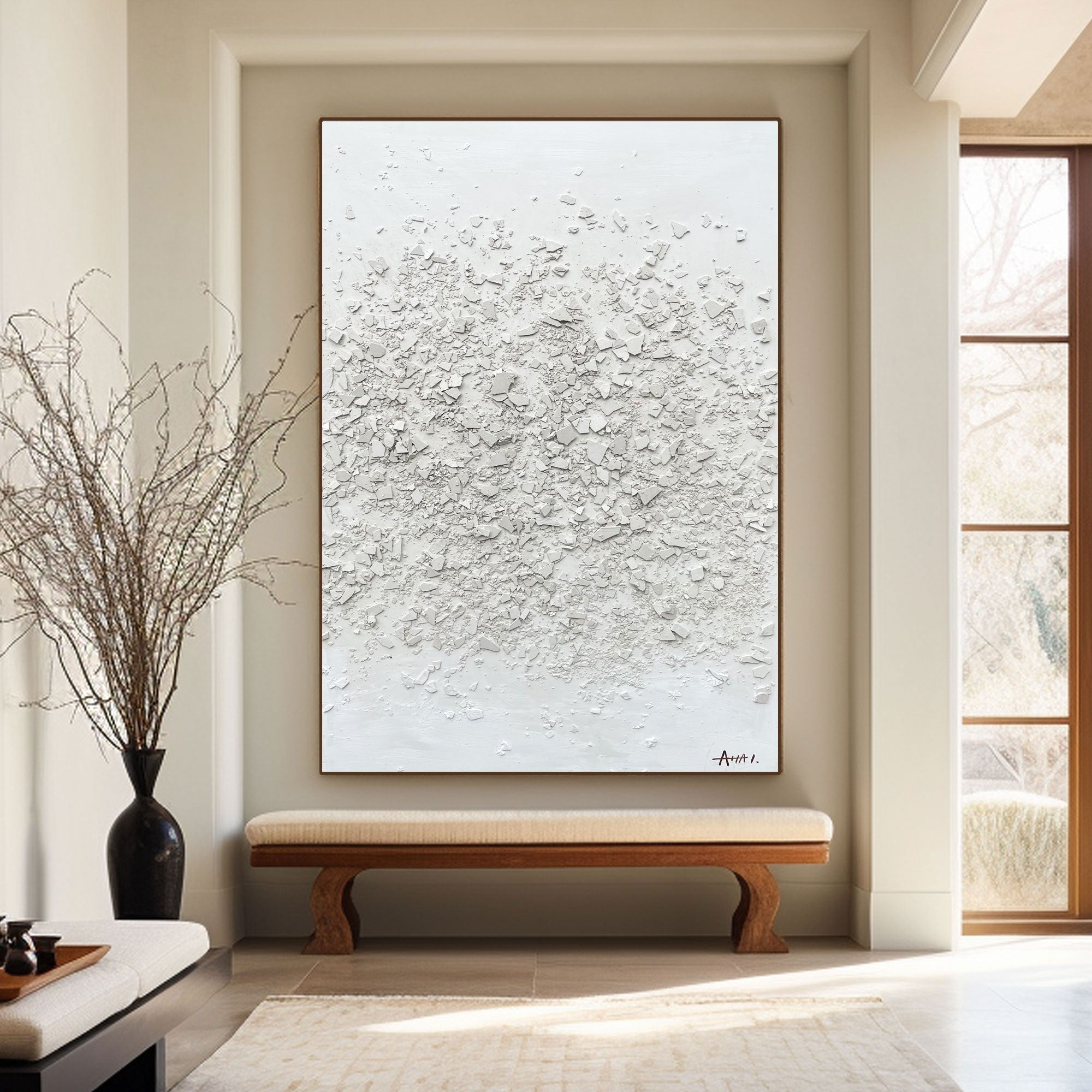 Plaster Art Texture Painting #LBV438