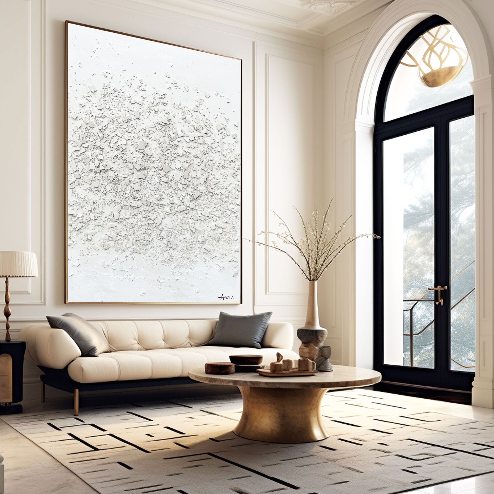 Plaster Art Texture Painting #LBV438