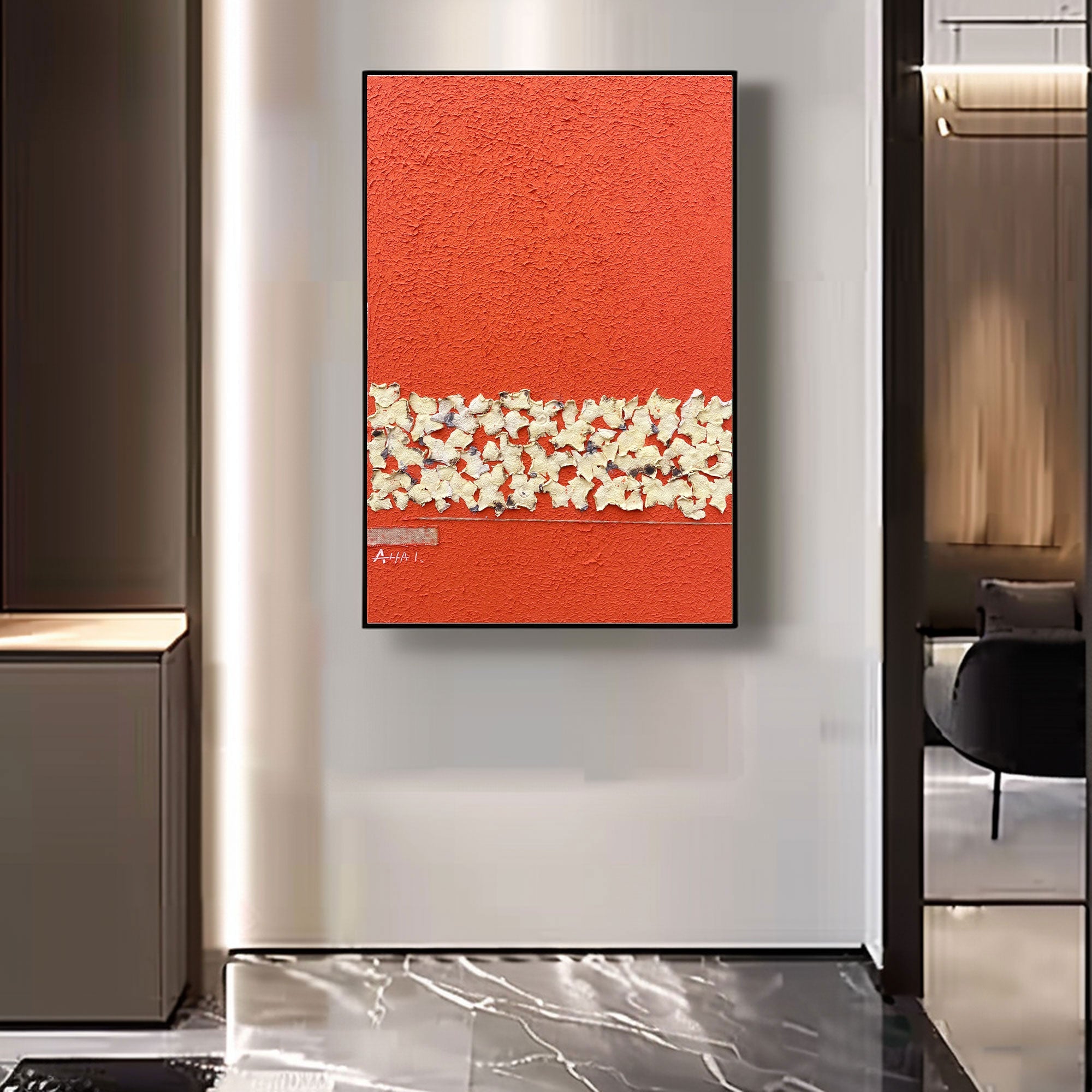 Plaster Art Texture Painting #LBV437