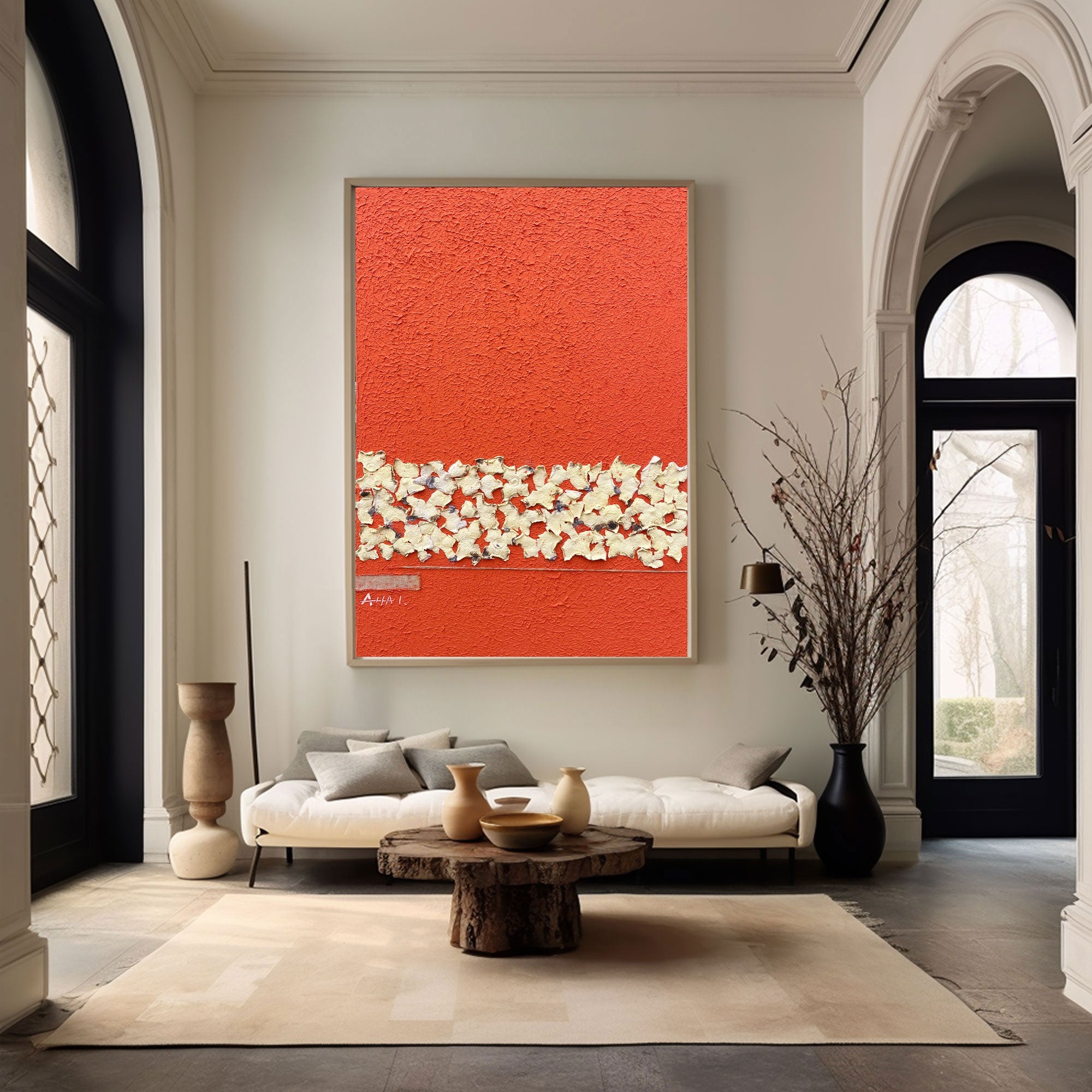 Plaster Art Texture Painting #LBV437