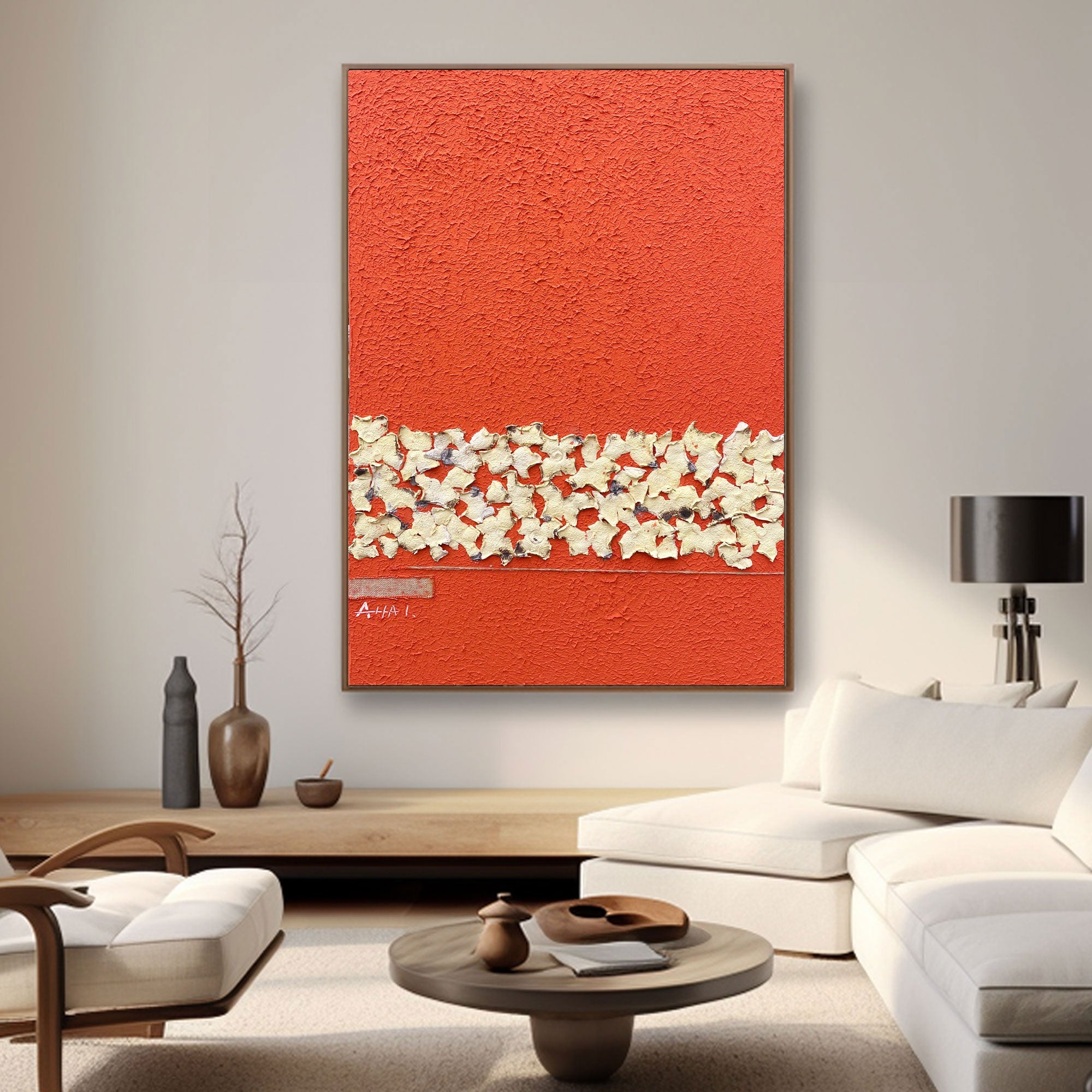 Plaster Art Texture Painting #LBV437