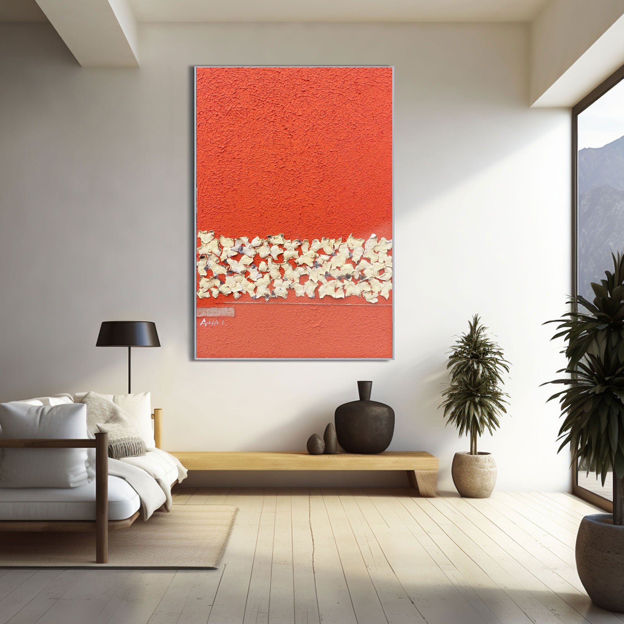 Plaster Art Texture Painting #LBV437