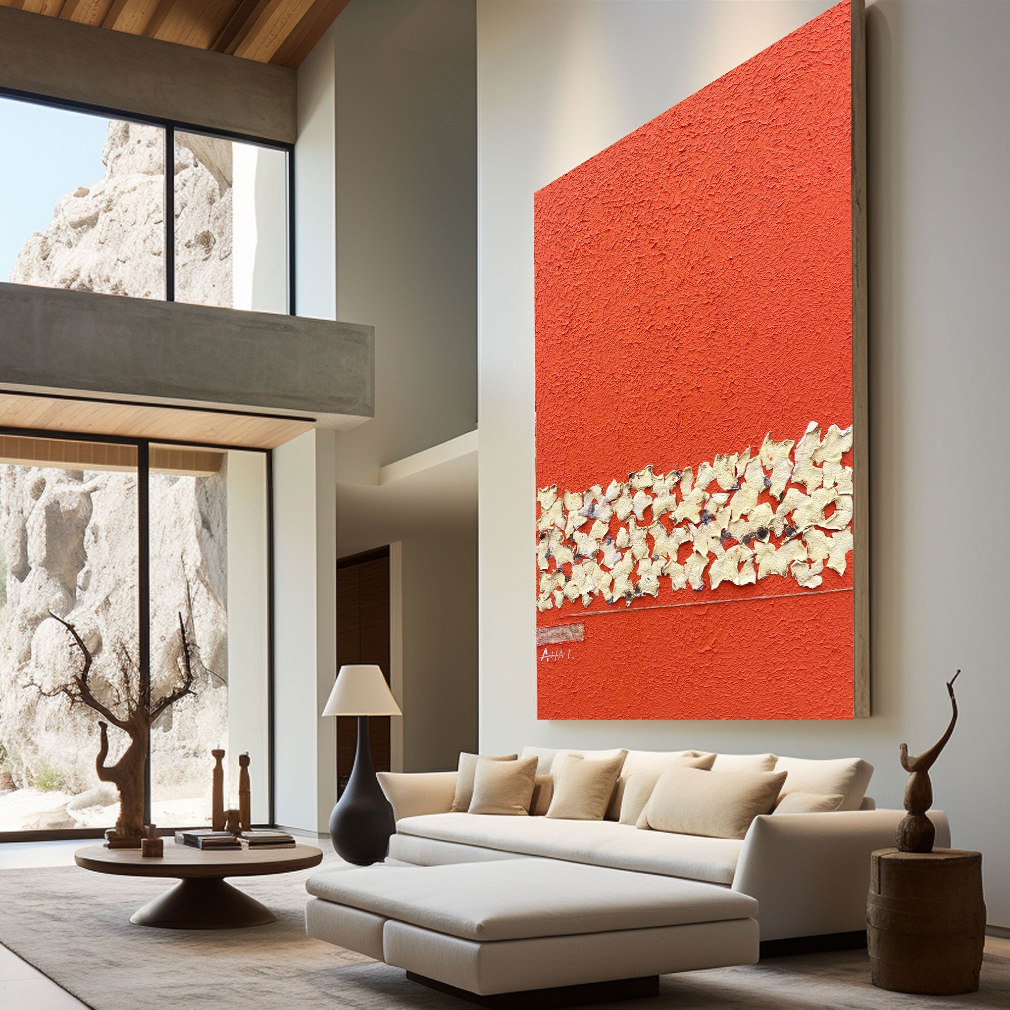 Plaster Art Texture Painting #LBV437