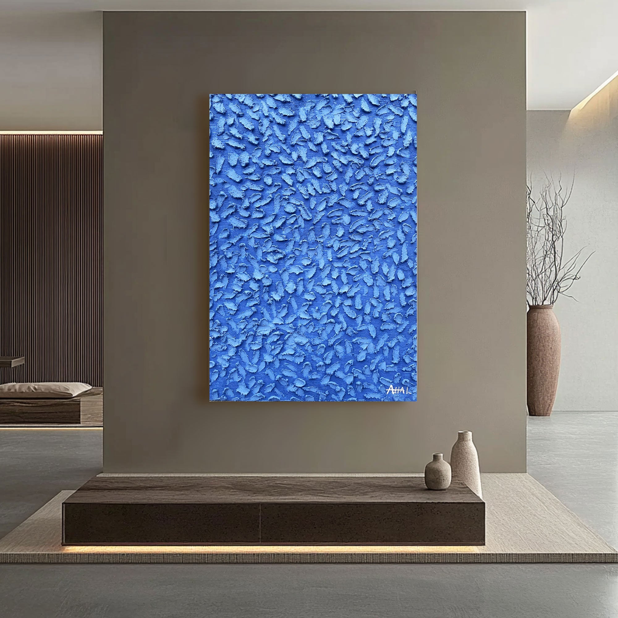 Plaster Art Texture Painting #LBV436