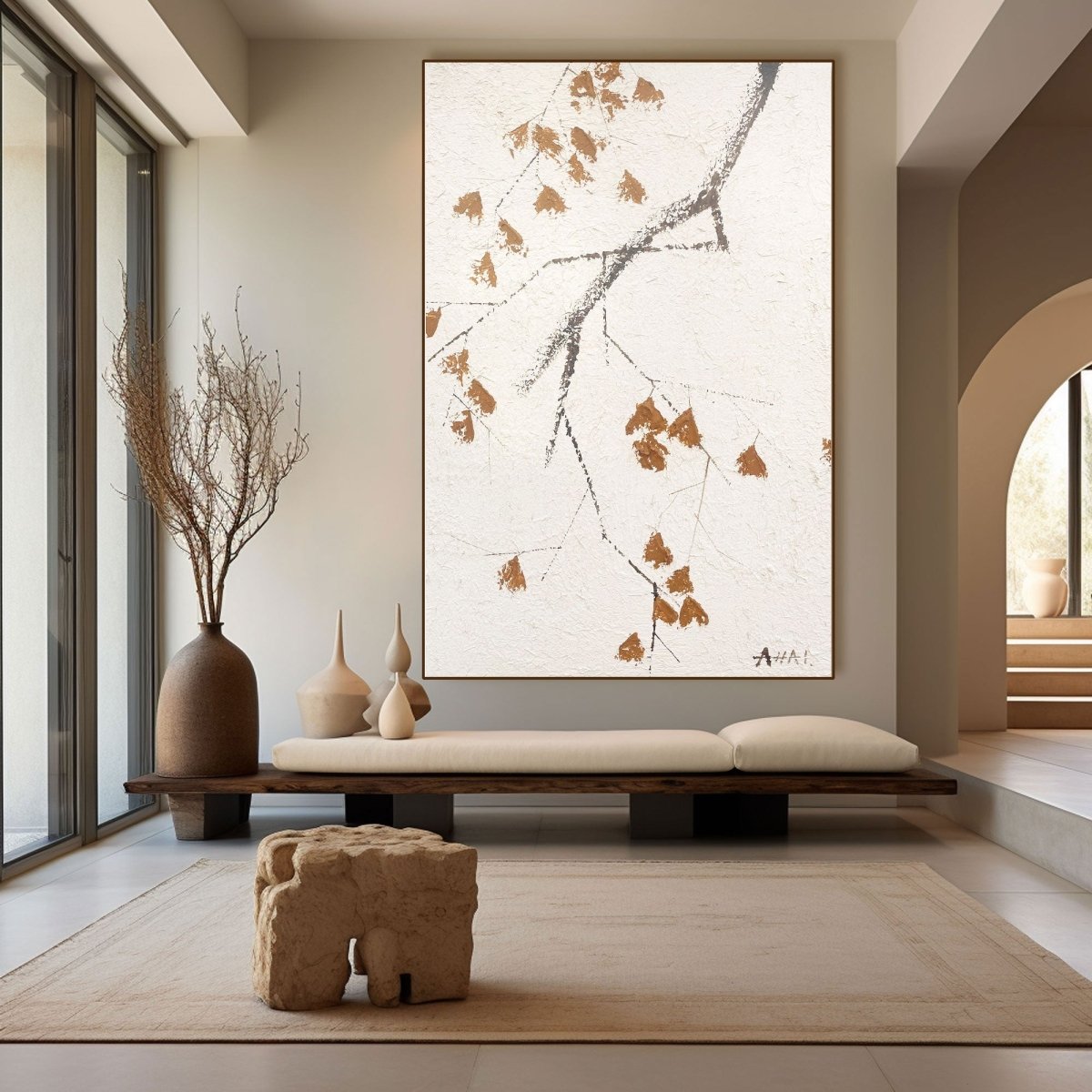 Abstract Wall Painting RAB386 - royalbrushart