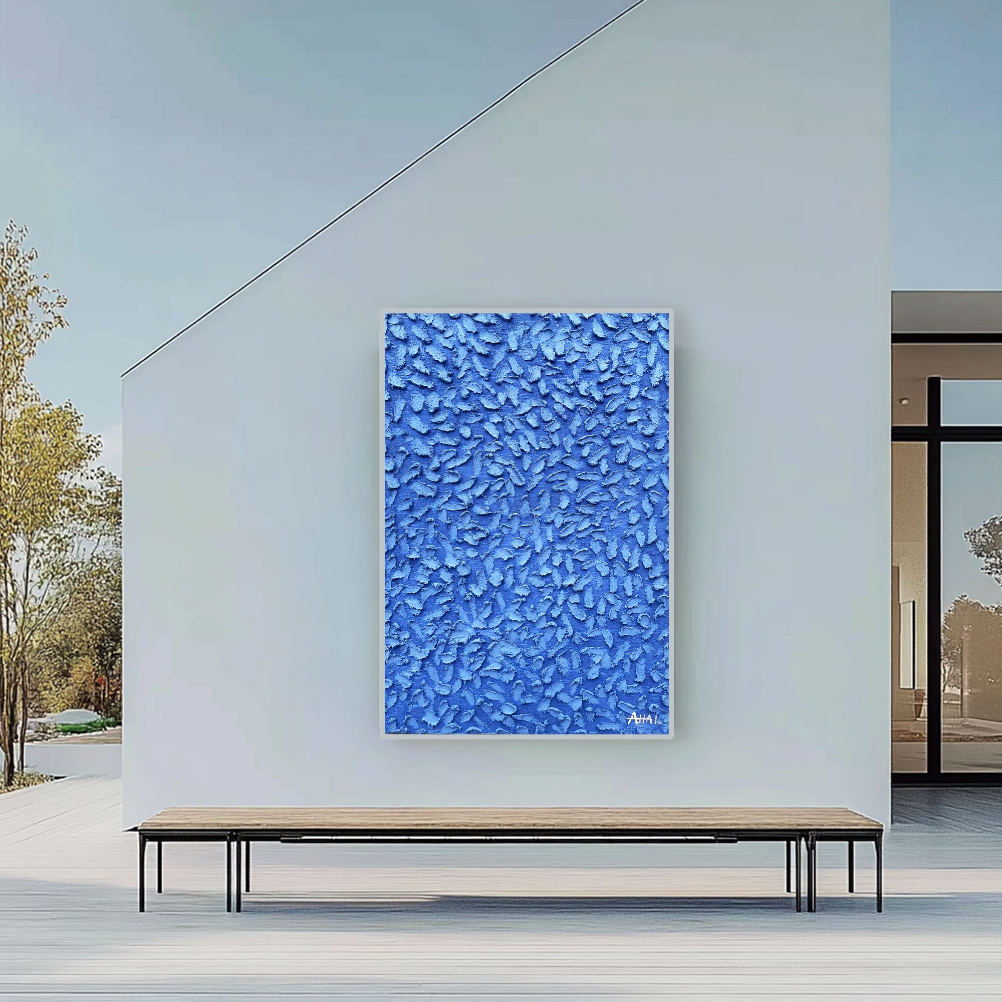 Plaster Art Texture Painting #LBV436