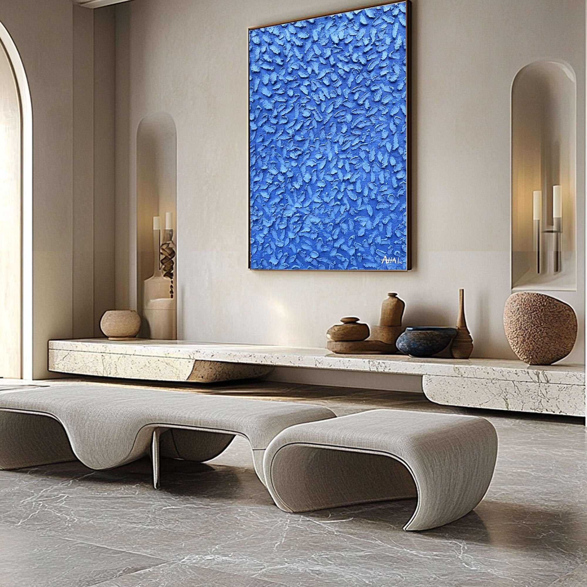 Plaster Art Texture Painting #LBV436