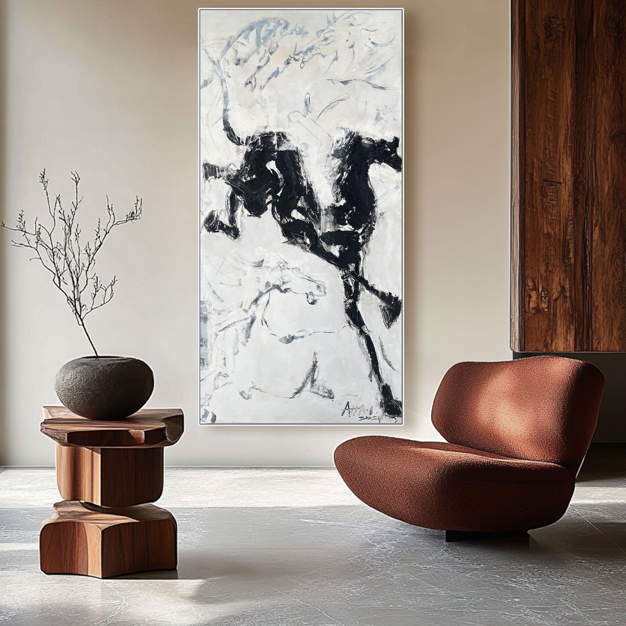 Contemporary Horse Art #LRAB618