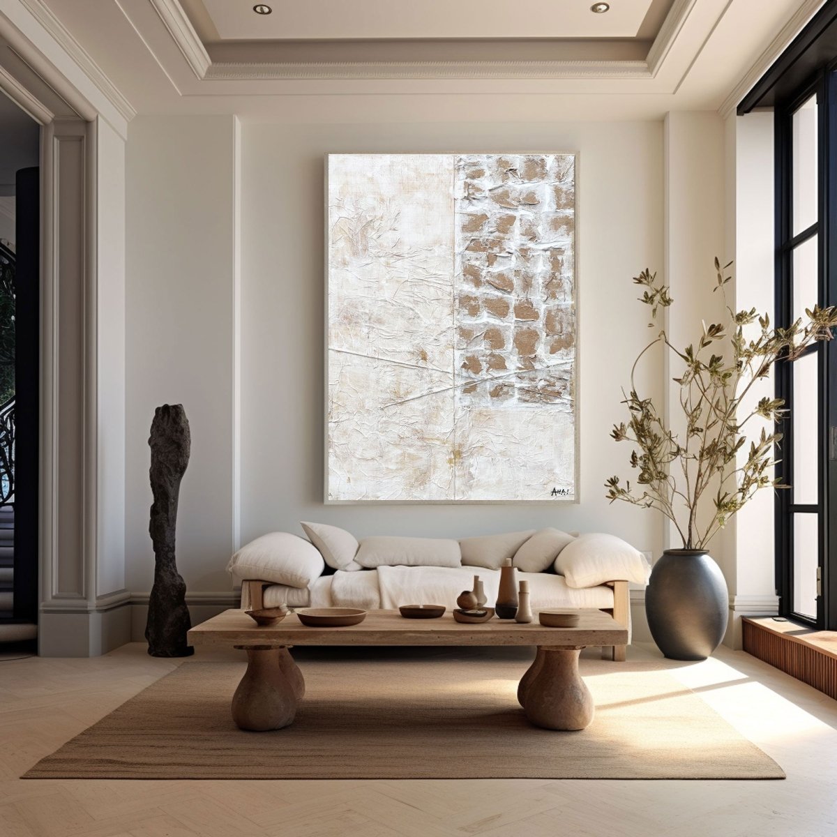 Minimalist Wall Painting RAB385 - royalbrushart