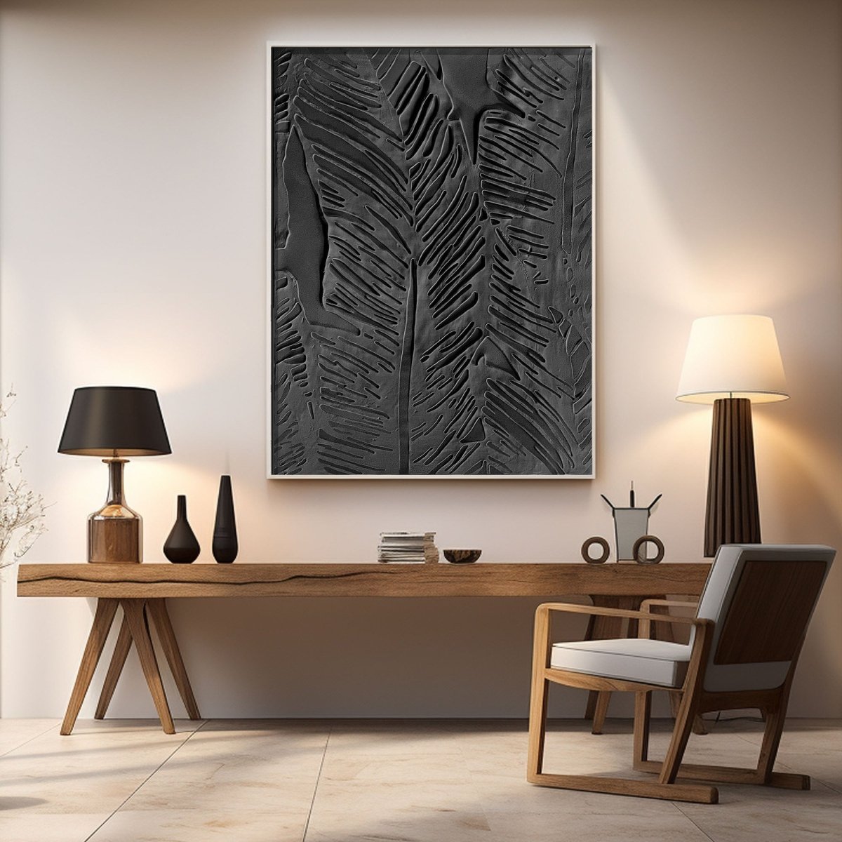 Plaster Art Texture Painting HBV312 - royalbrushart