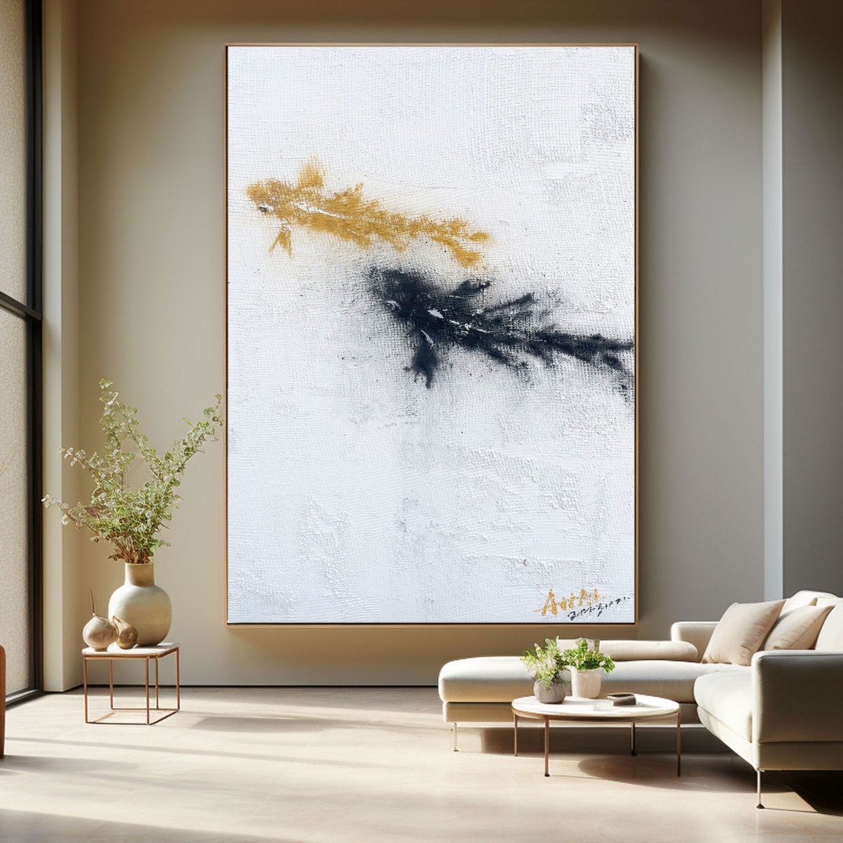 Contemporary Minimalist Art RAB382 - royalbrushart