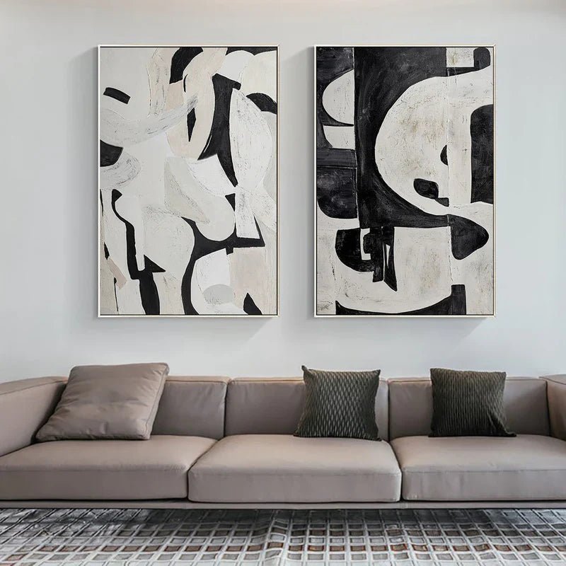 Abstract Painting Set Of 2 RAB725 - royalbrushart