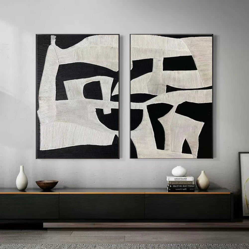 Abstract Painting Set Of 2 RAB642 - royalbrushart