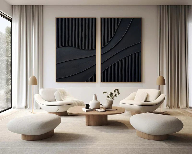 Abstract Painting Set Of 2 RAB719 - royalbrushart
