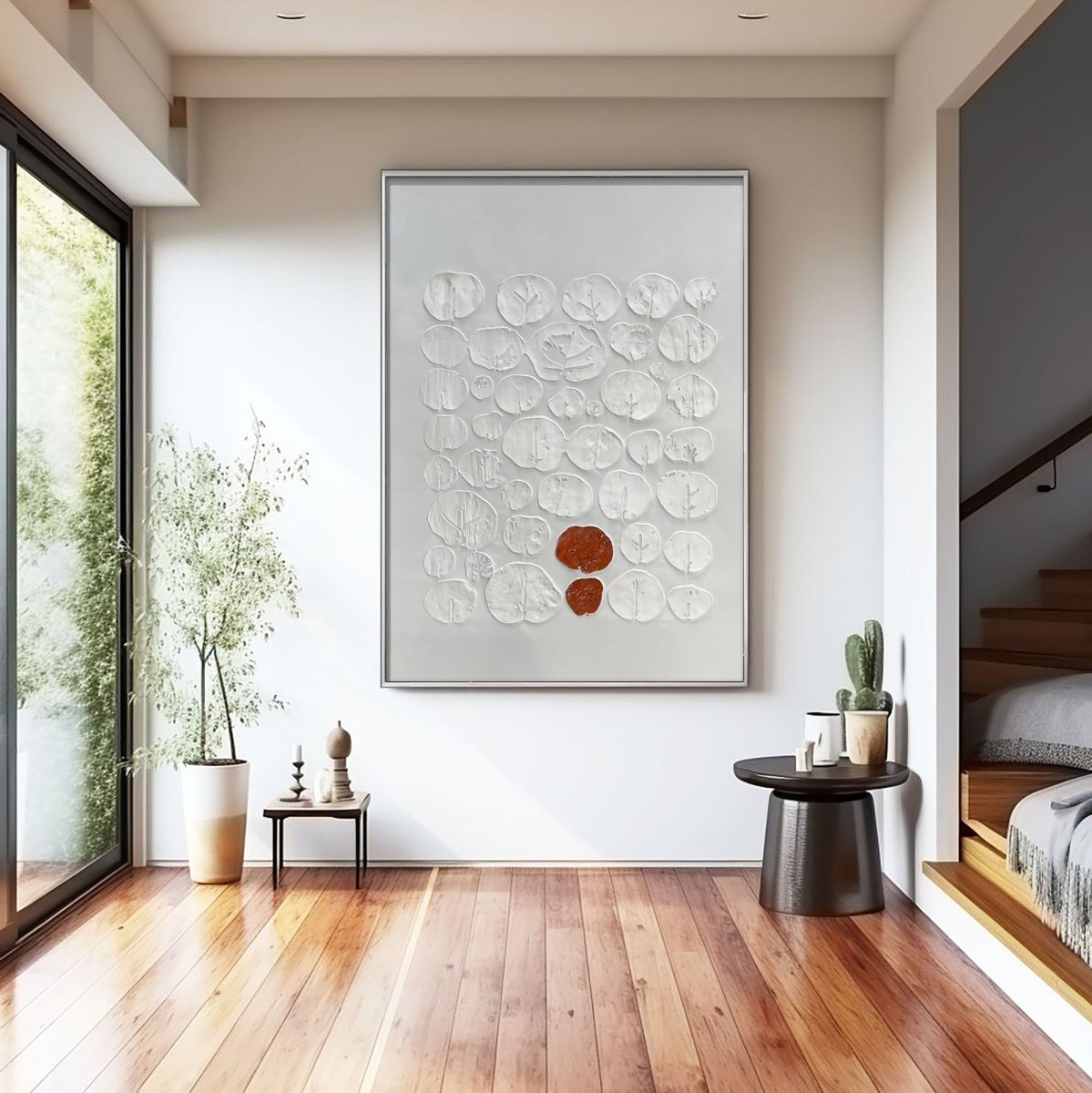 Plaster Art Texture Painting HBV164 - royalbrushart