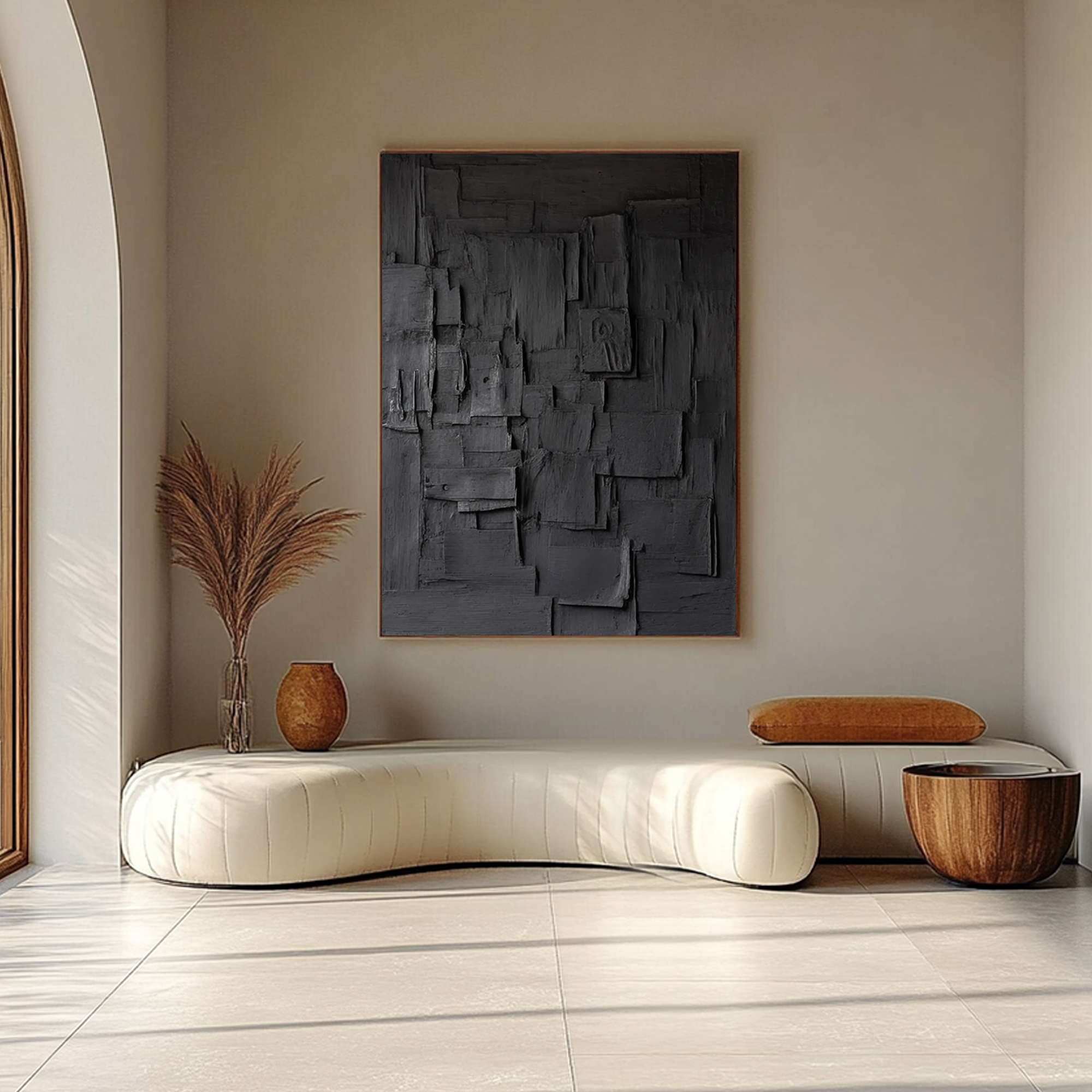 Plaster Art Texture Painting #RAB940