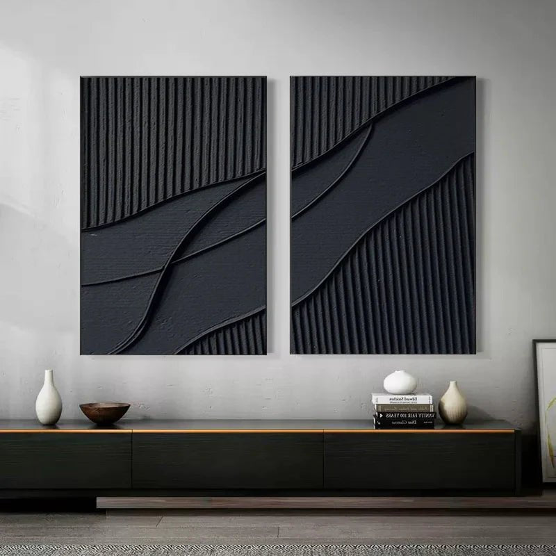 Abstract Painting Set Of 2 RAB654 - royalbrushart