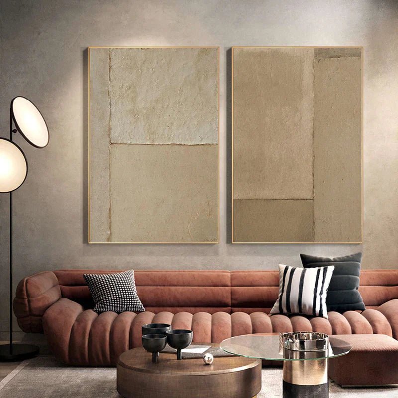 Abstract Painting Set Of 2 RAB720 - royalbrushart