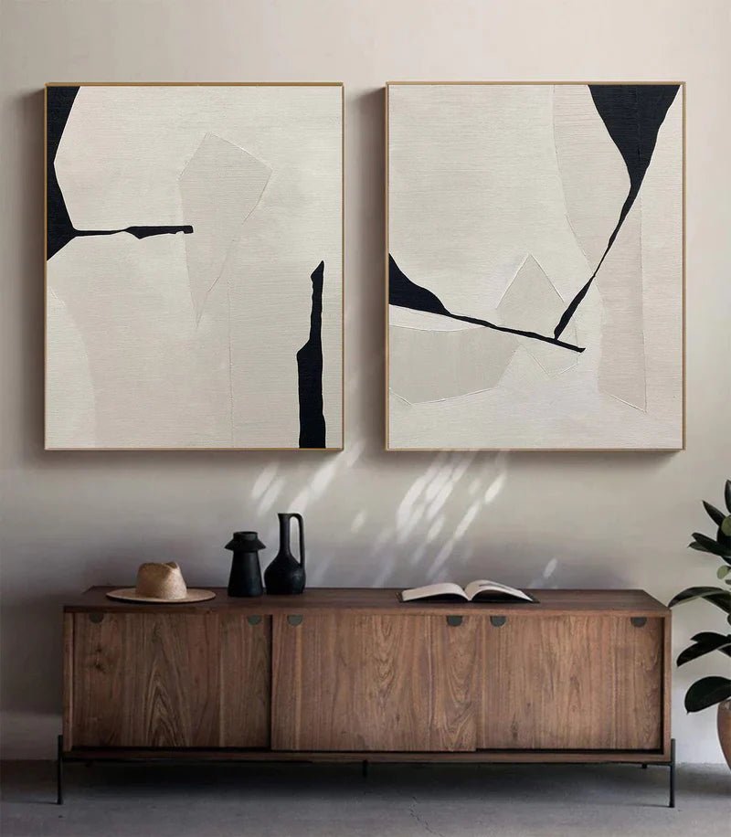 Abstract Painting Set Of 2 RAB711 - royalbrushart