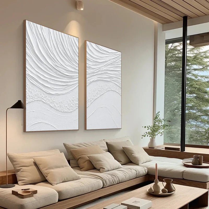 Abstract Painting Set Of 2 RAB708 - royalbrushart
