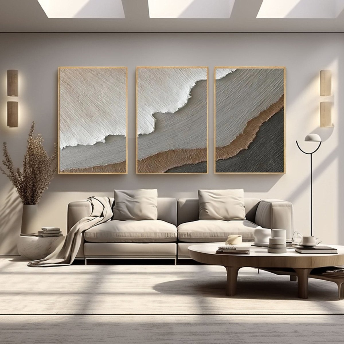 PLASTER ART Texture Painting set of 3 RAB981 - royalbrushart