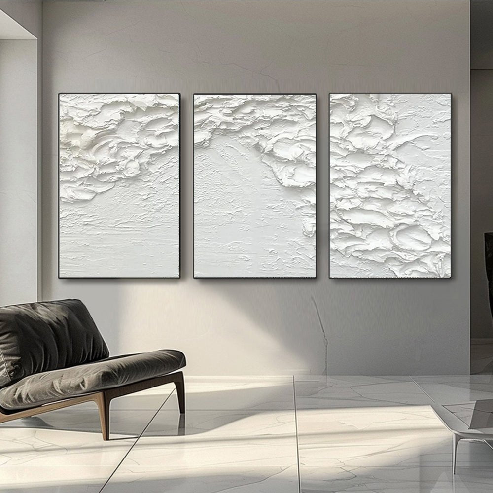 Plaster art texture Painting set of 3 RAB978 - royalbrushart