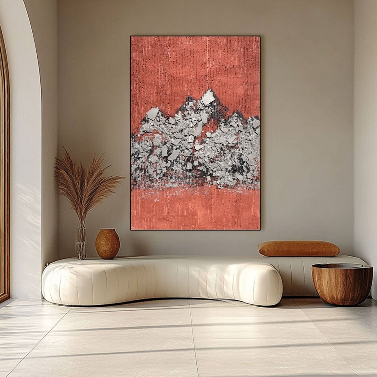 Plaster Art Texture Painting RAB549 - royalbrushart