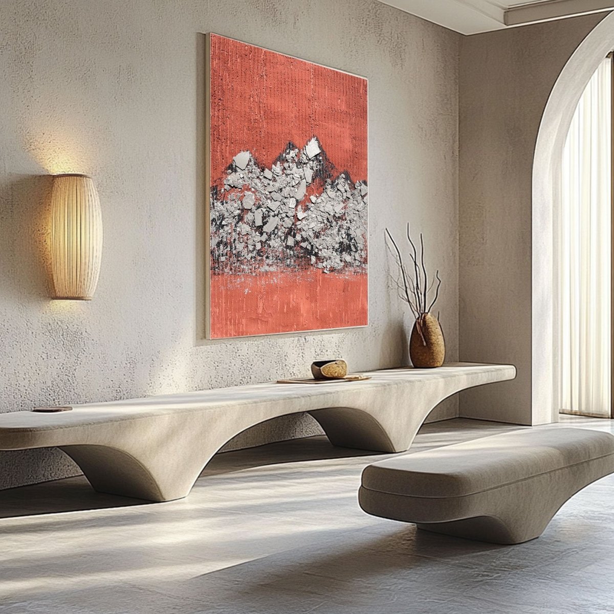 Plaster Art Texture Painting RAB549 - royalbrushart