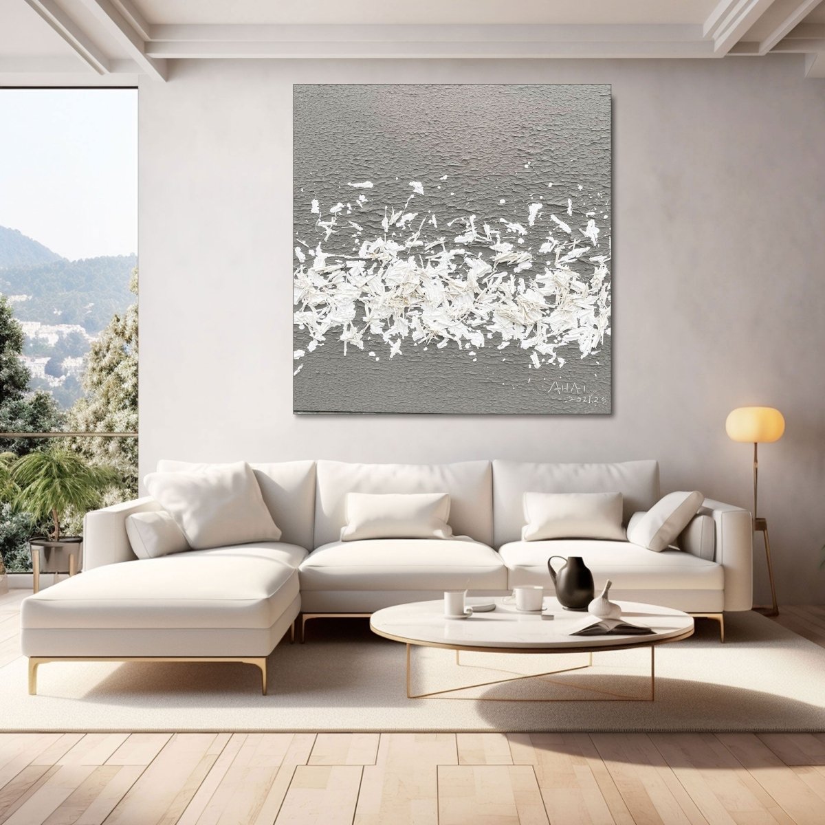 Plaster Art Textured Painting RAB613 - royalbrushart